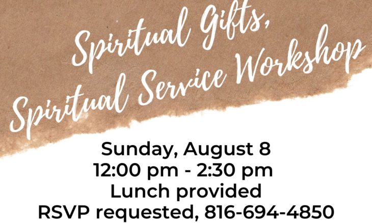 Spiritual Gifts, Spiritual Service Workshop | First Baptist Church ...